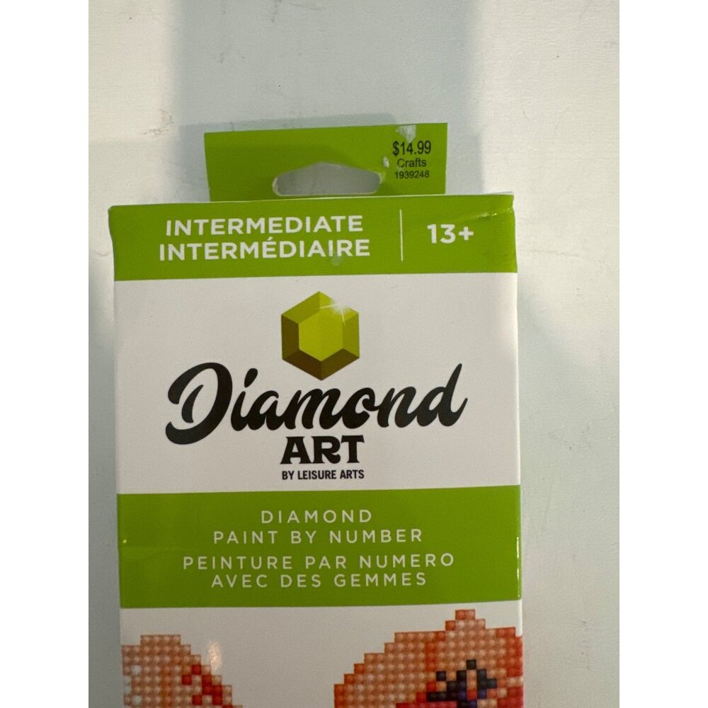 Leisure Arts Diamond Painting Kit Dazzling Gem Poppies Intermediate Lvl 12x12 - Picture 2 of 9